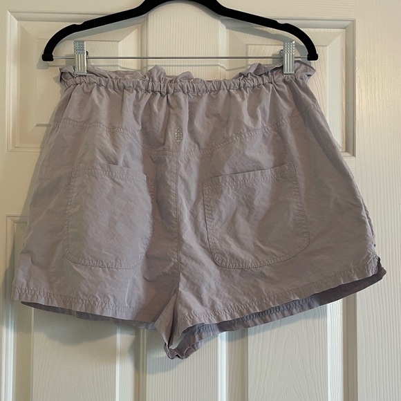 Free People Movement Off The Grid Solid Shorts Purple Grey Muave - Picture 3 of 4